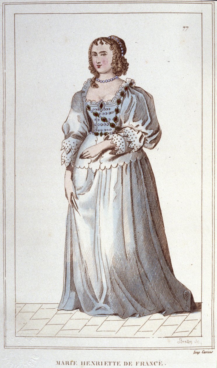Ritratto di Enrichetta Maria di Francia. Parigi da Unknown artist