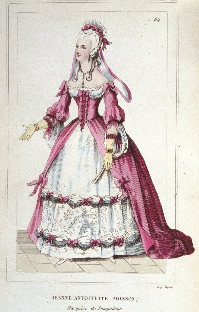 Ritratto di Jeanne-Antoinette Poisson, Marchesa di Pompadour (nota come Madame de Pompadour) da Unknown artist