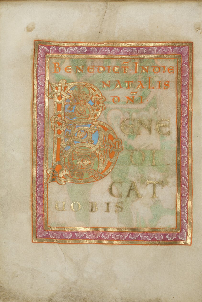 Pagina di incipit decorata da Unknown artist/maker