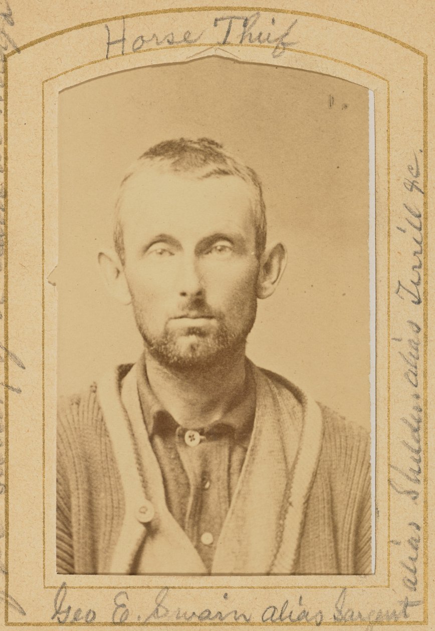 [George E. Swain alias Sargeant, Ladro di Cavalli] da Unknown artist/maker