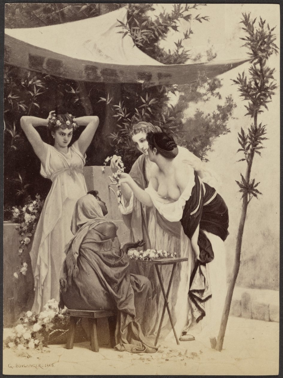 "Il venditore di corone" di Gustave Boulanger da Unknown artist/maker