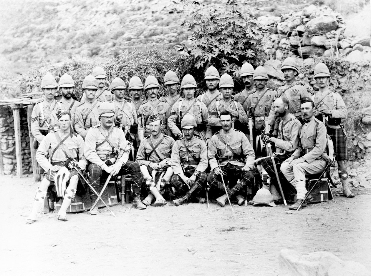2º Battaglione, Highlanders di Seaforth (Ross-shire Buffs, Il Duca di Albany), Spedizione della Montagna Nera da Unknown photographer