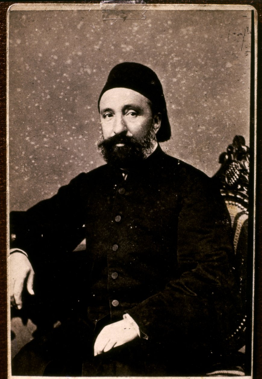 Ahmed Selik Midhat Pascià (1822-1863). uomo politico ottomano da Unknown photographer