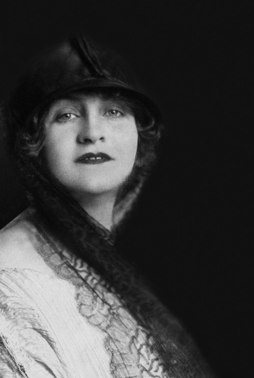 Alma Mahler (1879-1964) compositrice e autrice austriaca, 1920 circa (foto b/n) da Unknown photographer