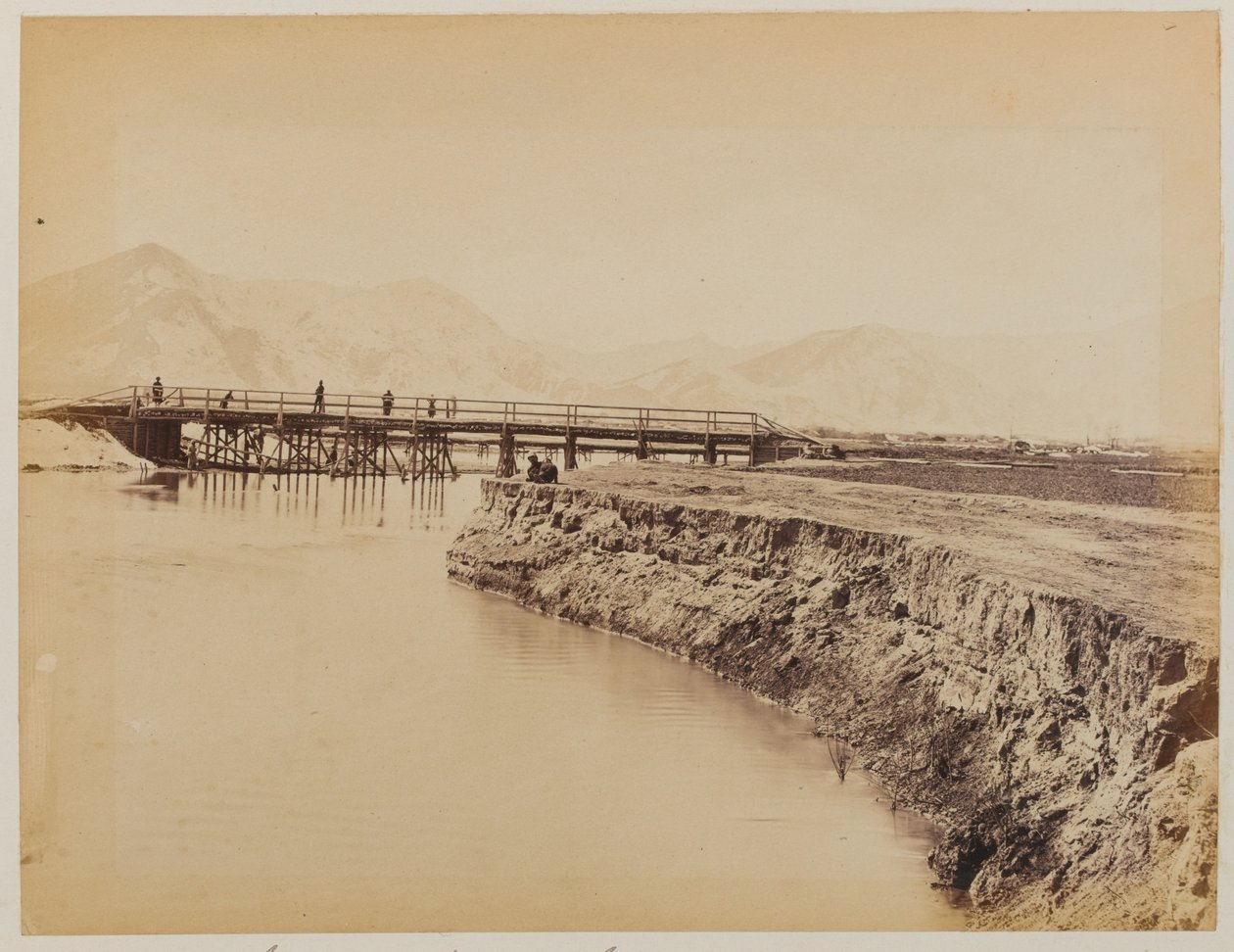 Ponte sul fiume Kabul da Unknown photographer