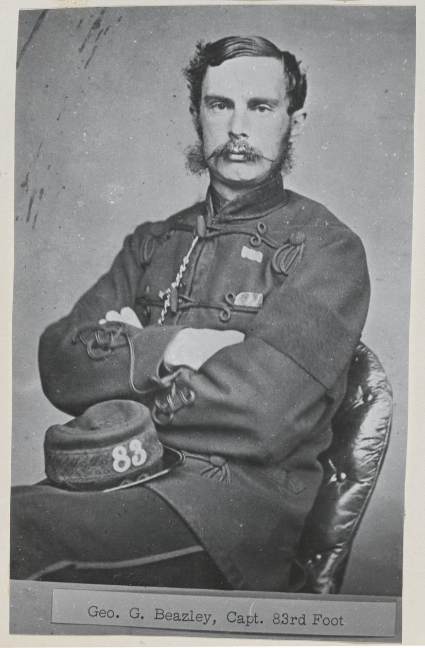 Capitano George G Beazley, 83º Reggimento di Fanteria (Contea di Dublino) da Unknown photographer