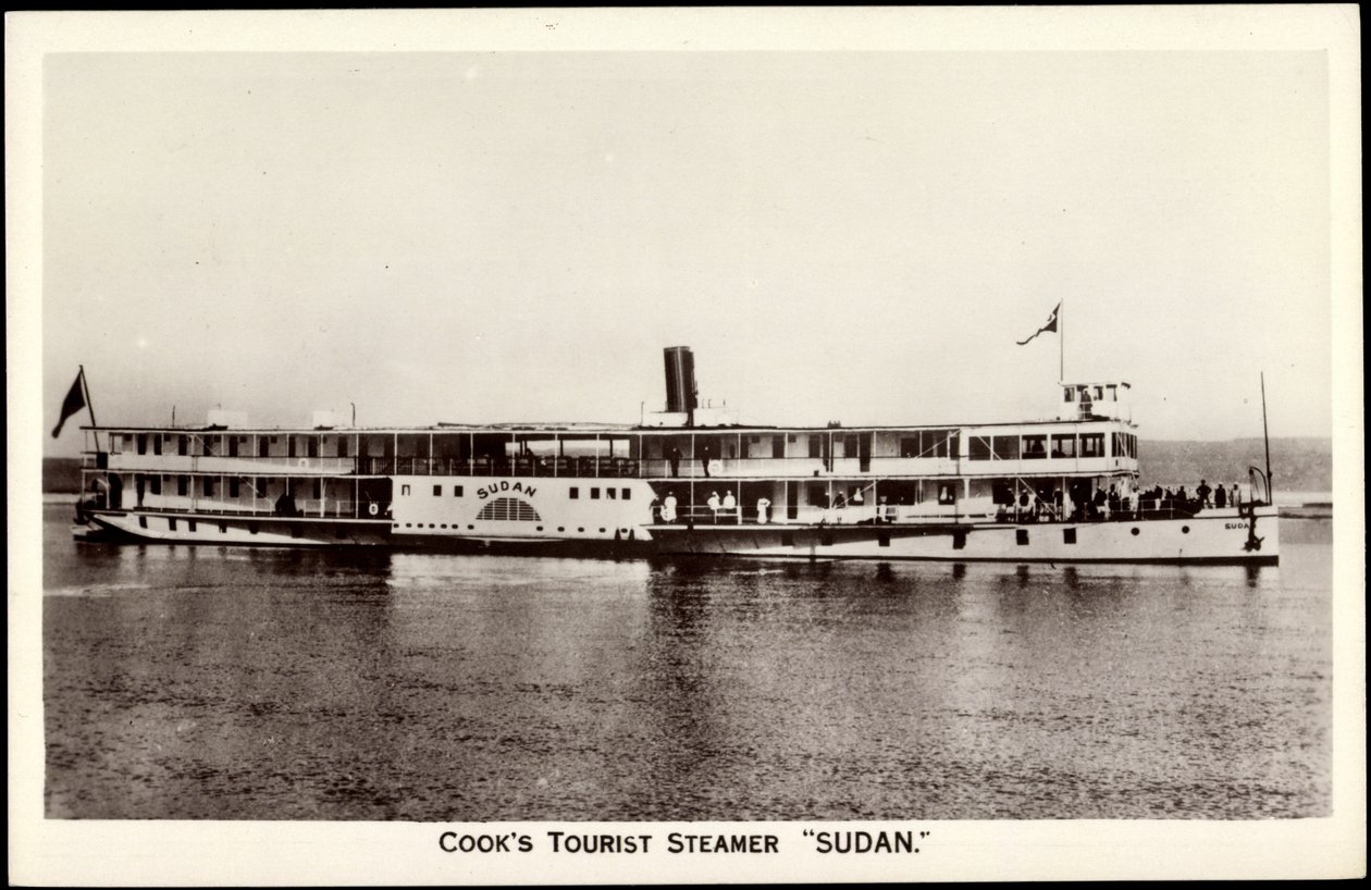 Il piroscafo turistico di Cook "Sudan" (foto b/n) da Unknown photographer