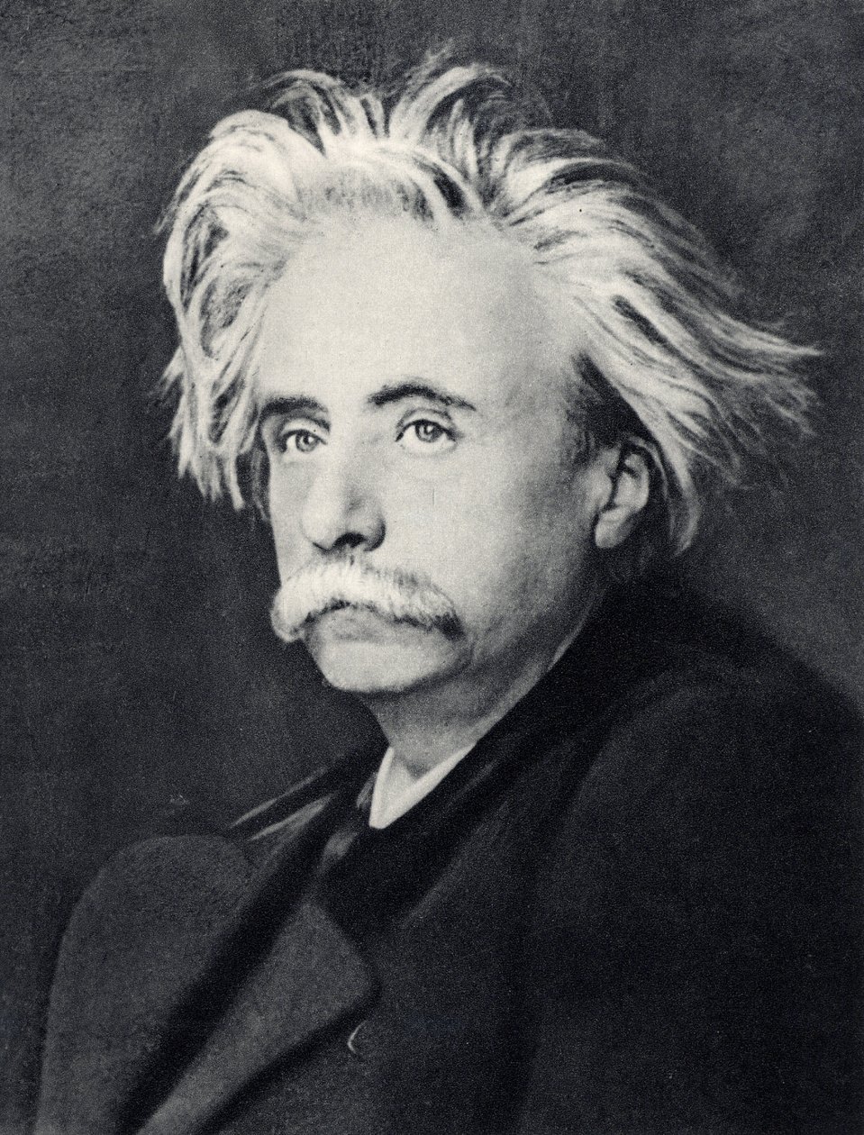 Edvard (Hagerup) Grieg (1843-1907) compositore norvegese (foto in b/n) da Unknown photographer