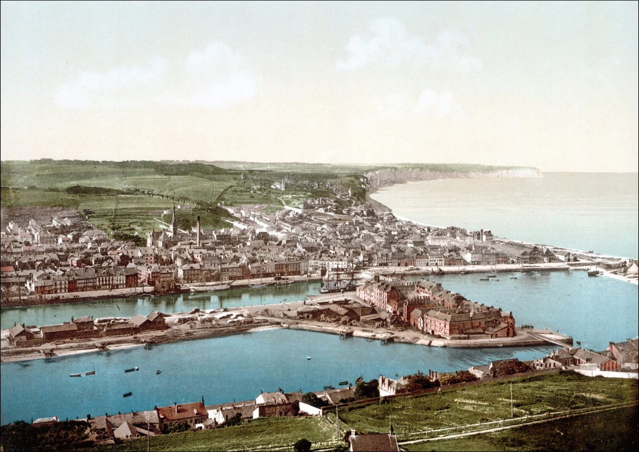 Fécamp e le sue scogliere - V. 1895 da Unknown photographer