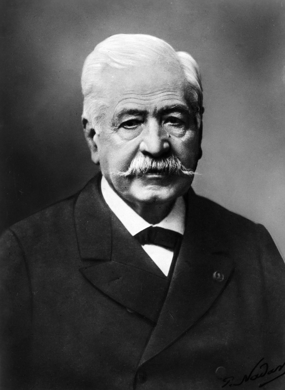 Ferdinand de Lesseps (1805-1894), diplomatico e amministratore francese da Unknown photographer