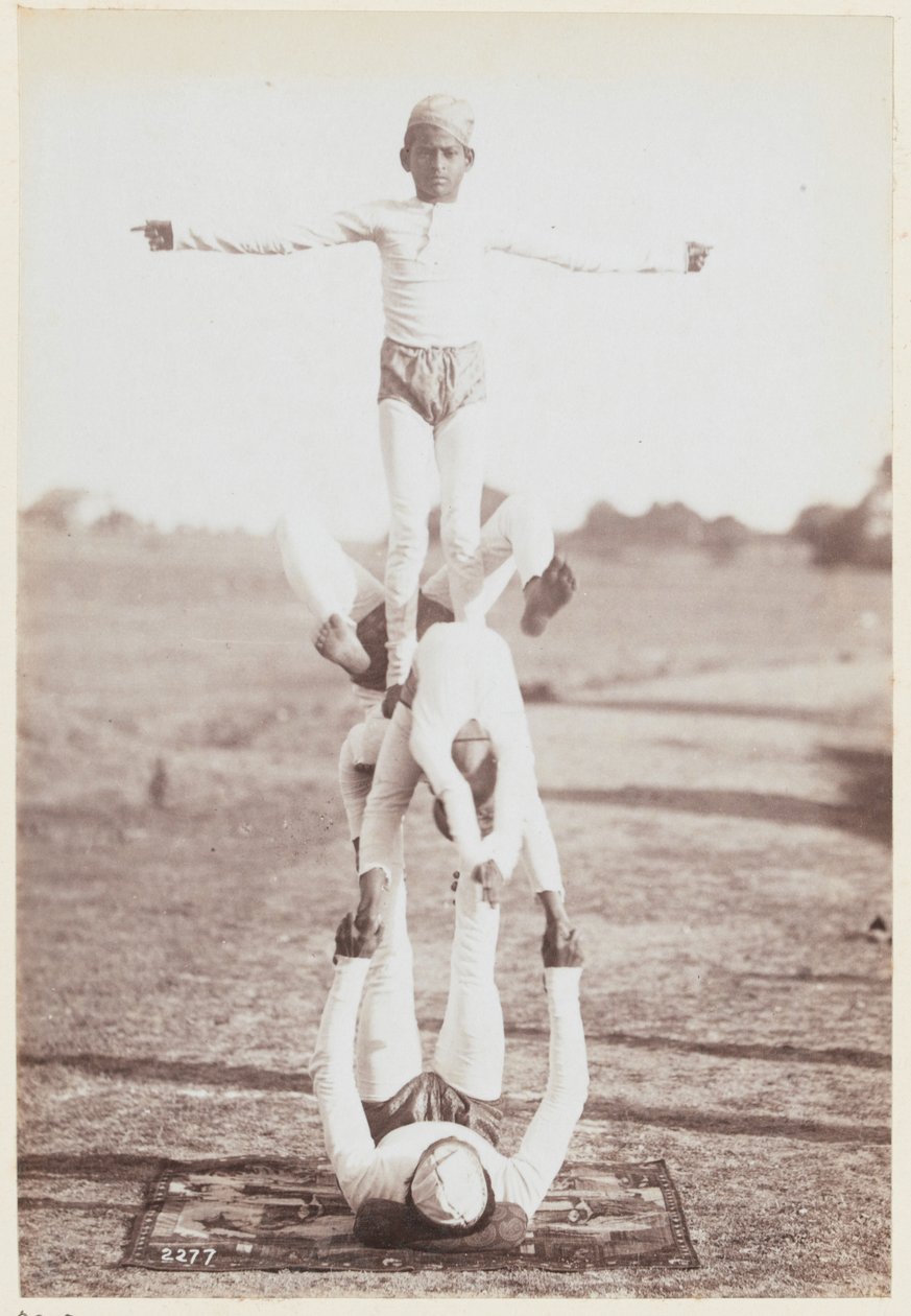 Ginnastica al Campo di Esercizio, Delhi da Unknown photographer