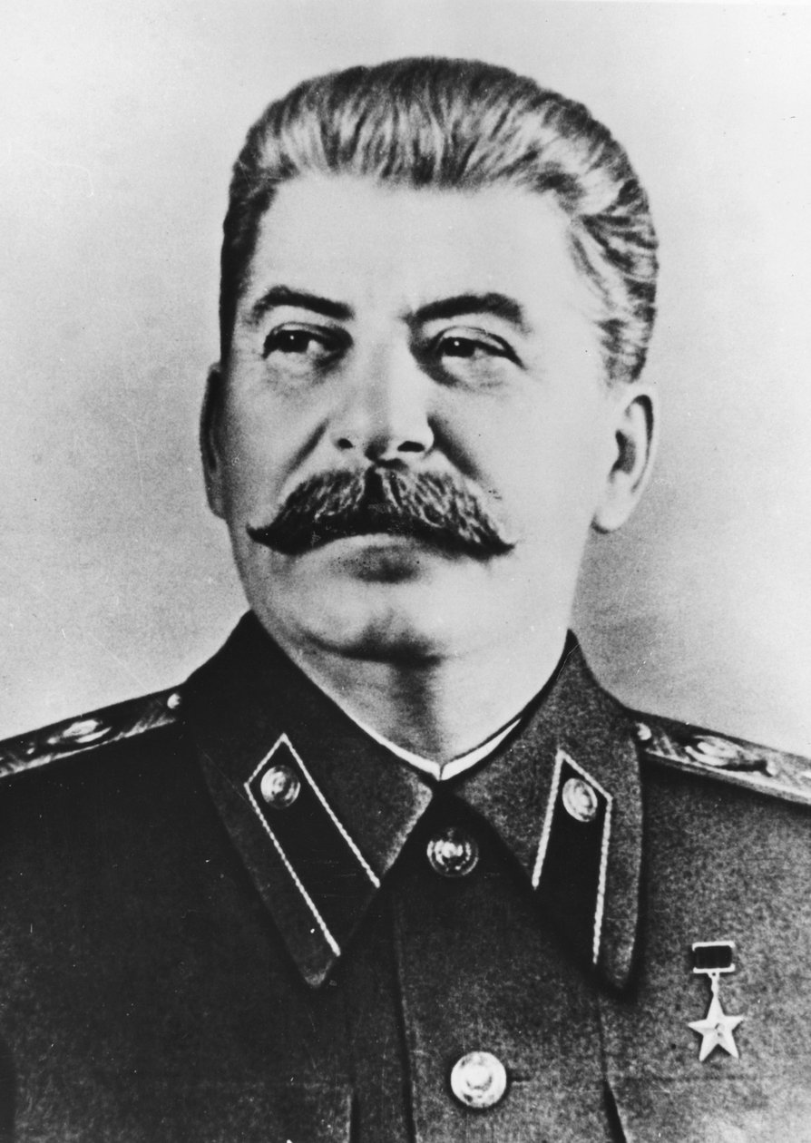 Joseph Stalin (foto b/n) da Unknown photographer