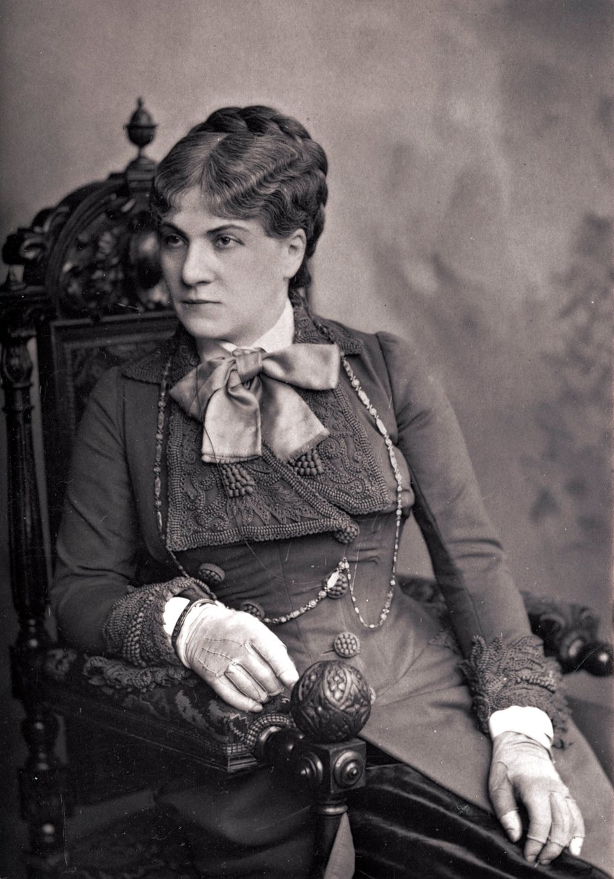 Mme Alix-Marie PASCA (1836-1906) - Ritratto di Alix Pasca (1835-1914), comica francese. Fotografia fine XIX secolo da Unknown photographer