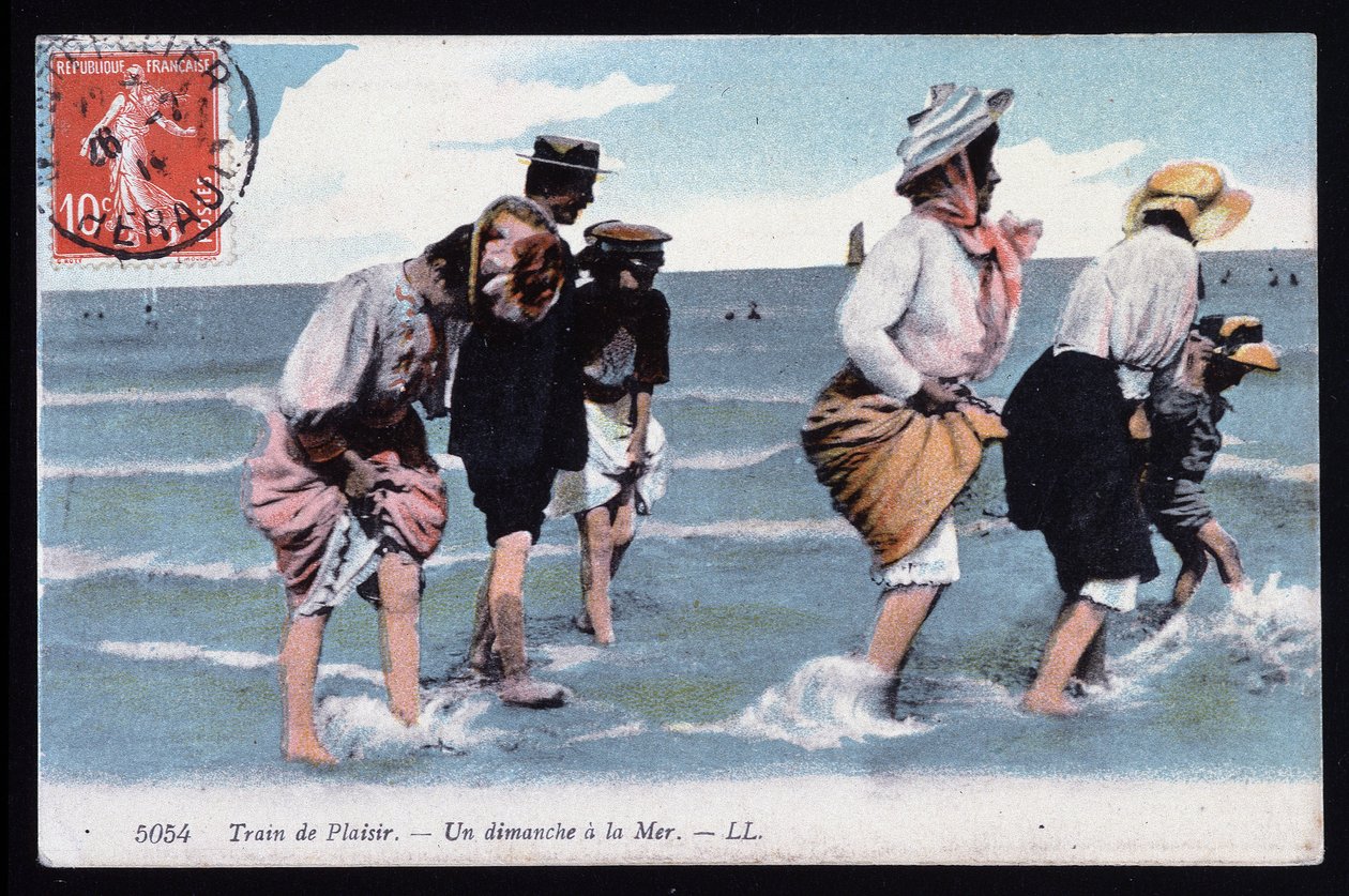 Treno del piacere: una domenica al mare da Unknown photographer