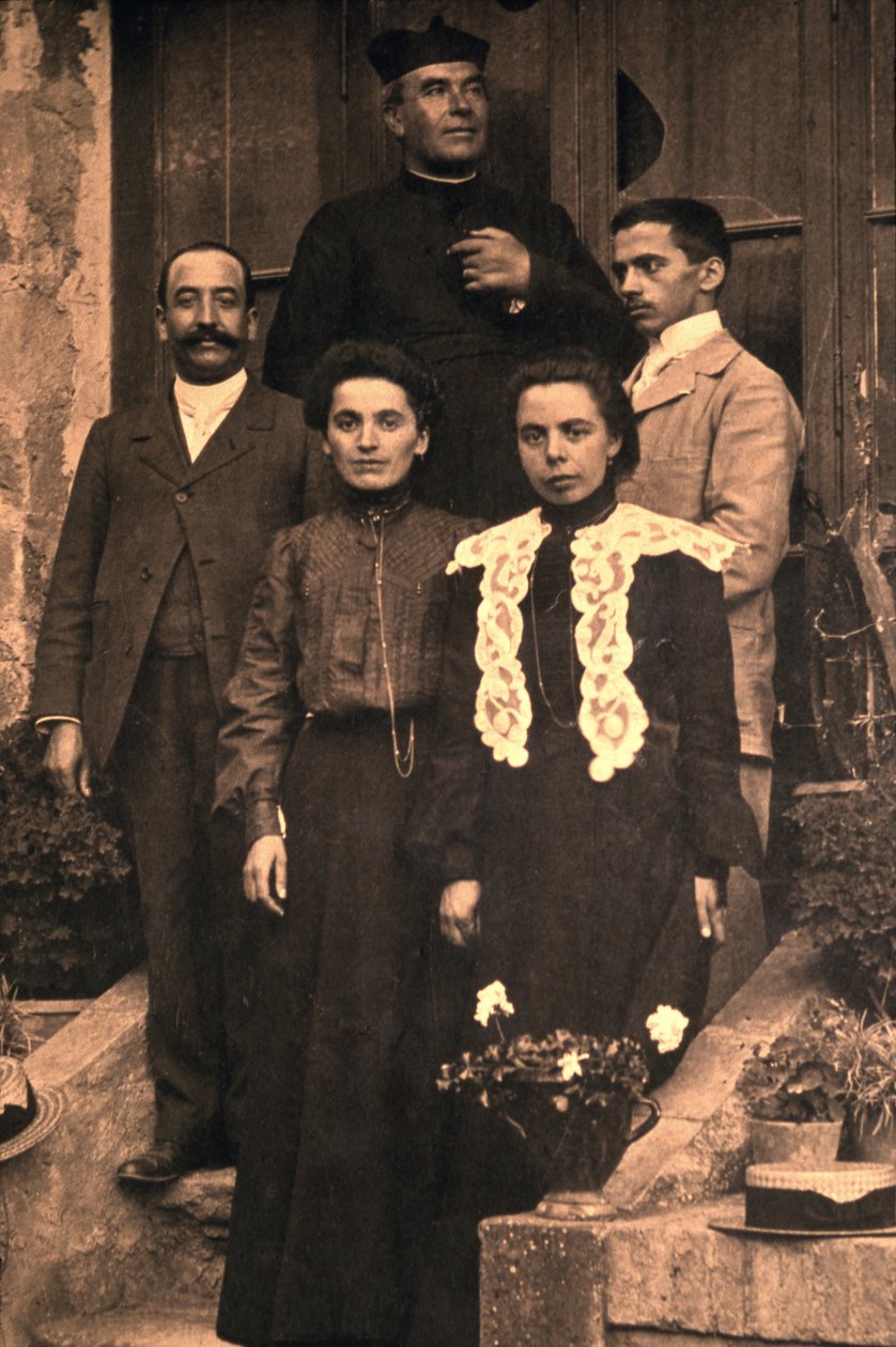 Ritratto di Abbe Bérenger Saunière, Rennes-le-Château (foto b/n) da Unknown photographer