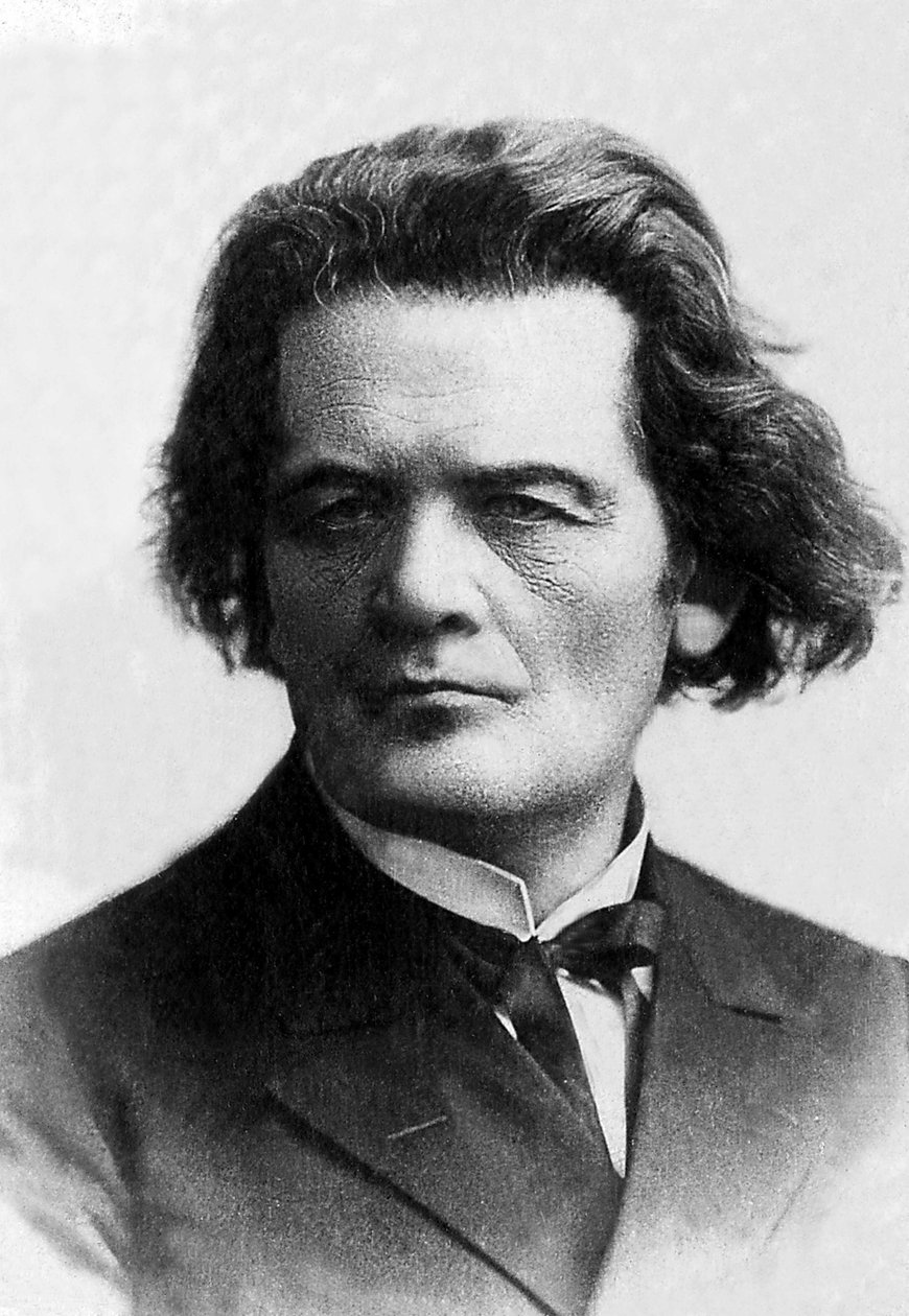 Ritratto di Anton Rubinstein (1829-1894), pianista e compositore russo da Unknown photographer