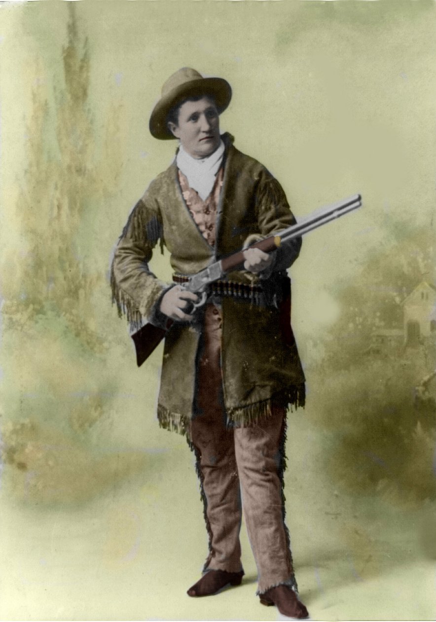 Ritratto di Calamity Jane (1852-1903) (Martha Canary 1852-1903) nel 1895 da Unknown photographer