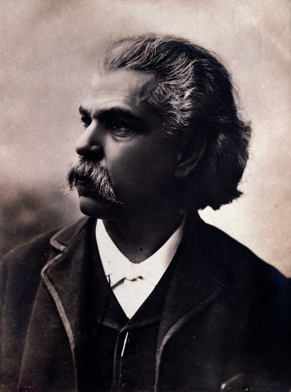 Ritratto di Carlos Andrea Gomes (Gomez) (1836-1896) compositore brasiliano da Unknown photographer