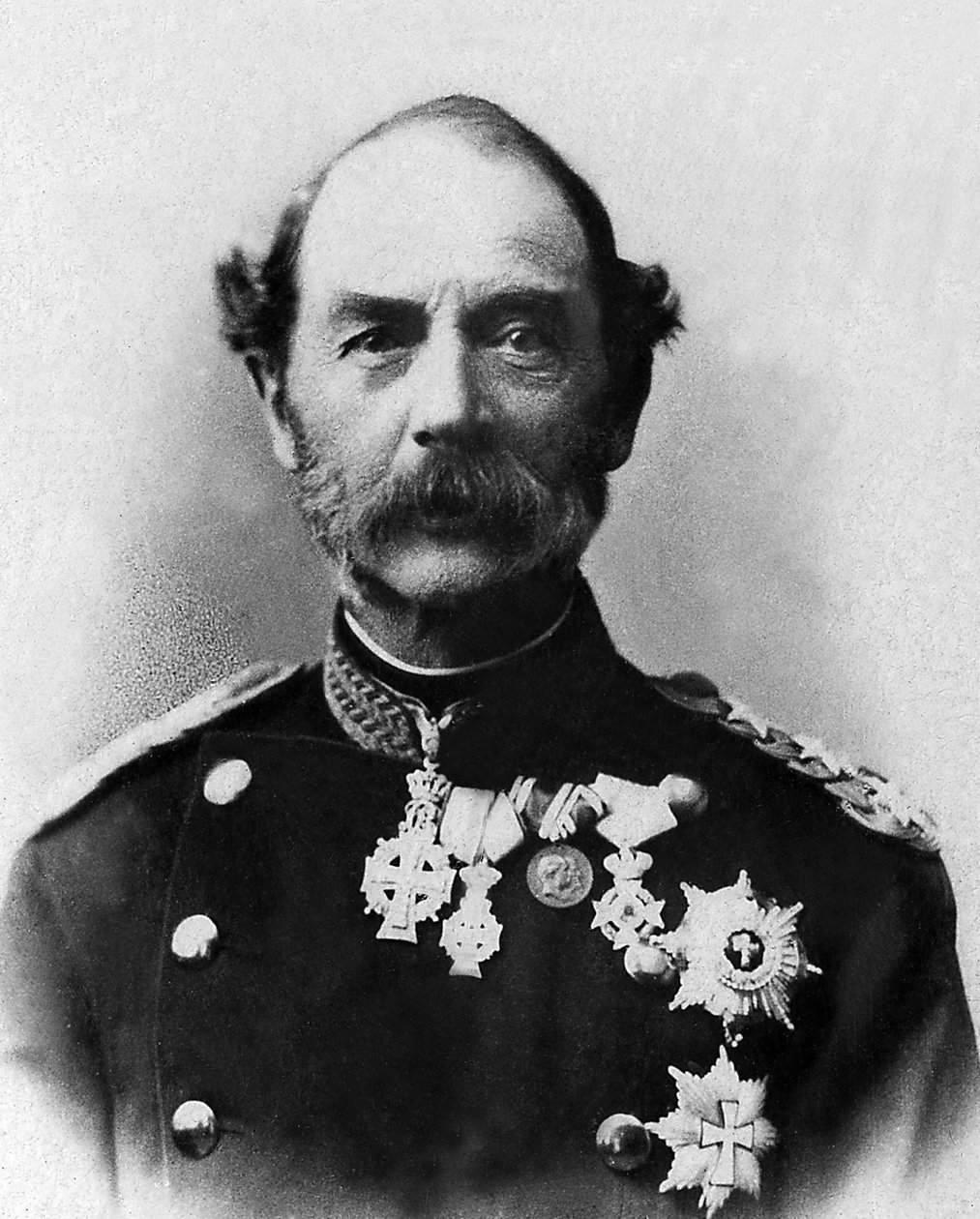 Ritratto di Christian IX, re di Danimarca (1818-1906). da Unknown photographer
