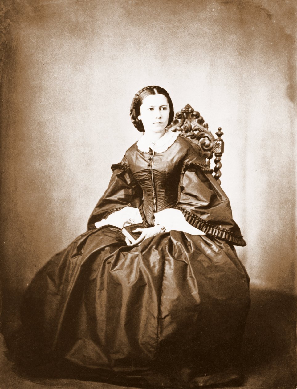 Ritratto di Clara Schumann (1819 - 1896), moglie di Robert Schumann da Unknown photographer