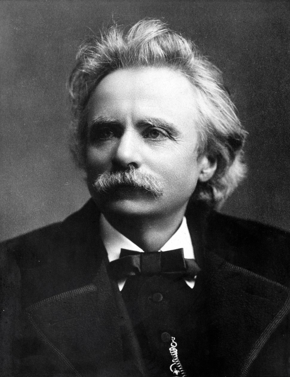 Ritratto di Edvard Grieg (1843 - 1907) compositore norvegese da Unknown photographer