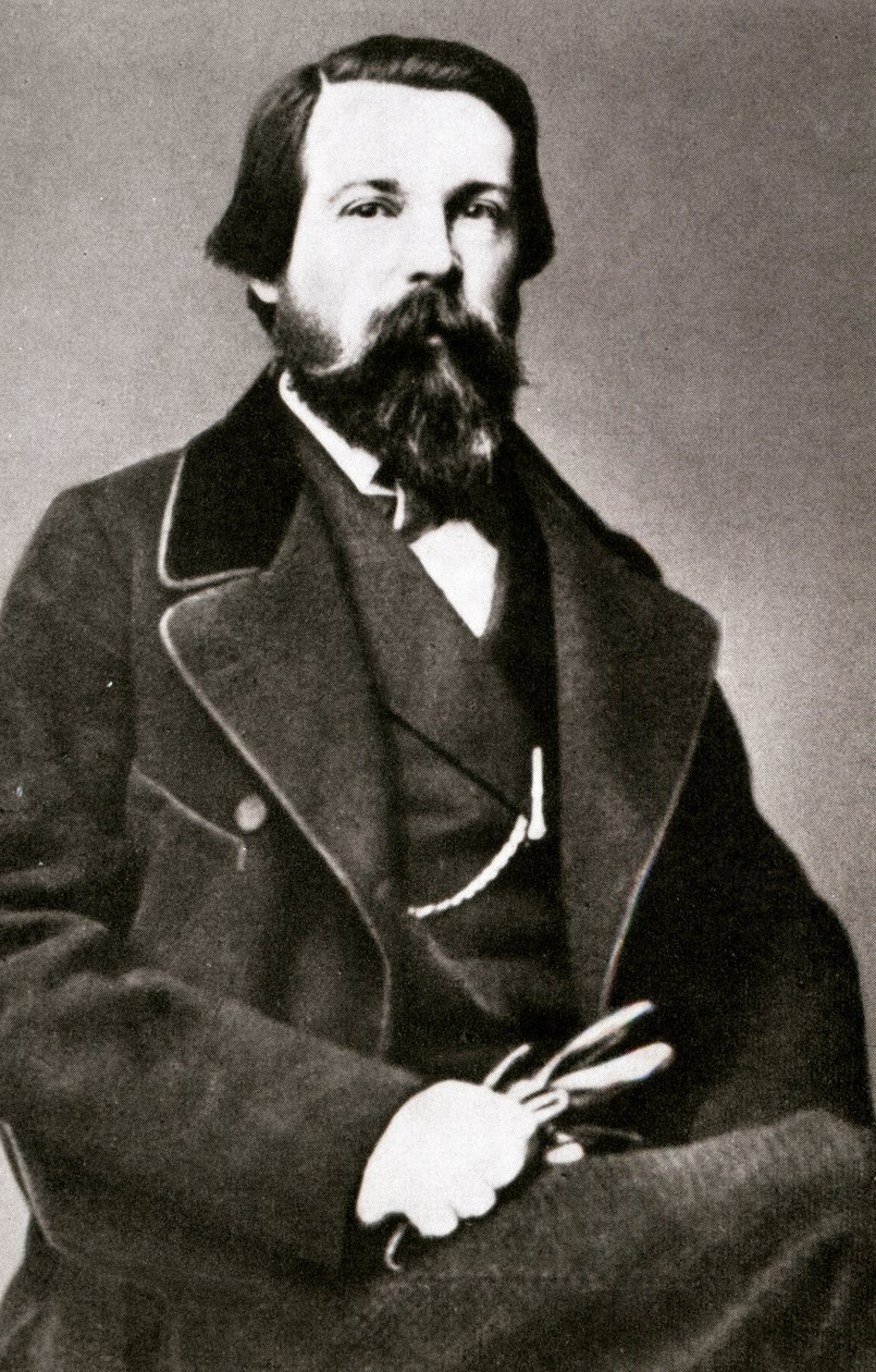 Ritratto di Engels da Unknown photographer