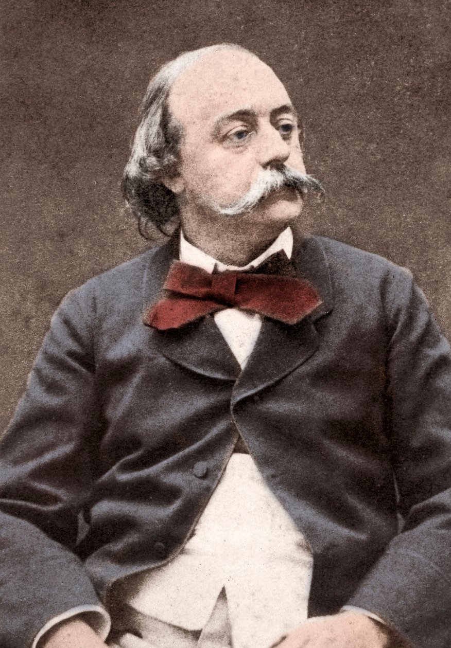 Ritratto dello scrittore inglese Gustave Flaubert (1821-1880) da Unknown photographer