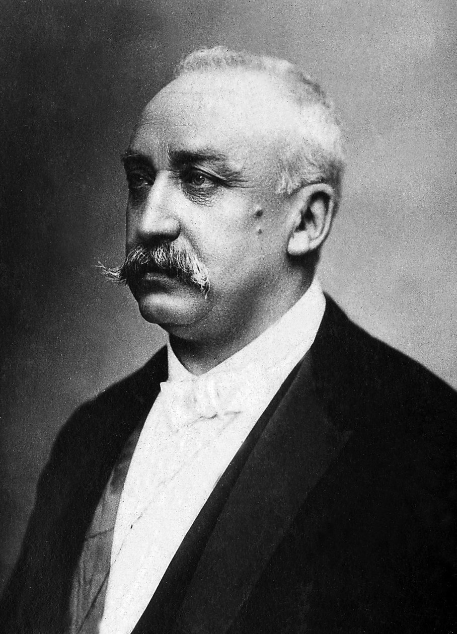 Ritratto di Felix Faure (1841-1899), industriale e politico, repubblicano moderato, divenne Presidente della Repubblica dal 1895 al 1899. da Unknown photographer