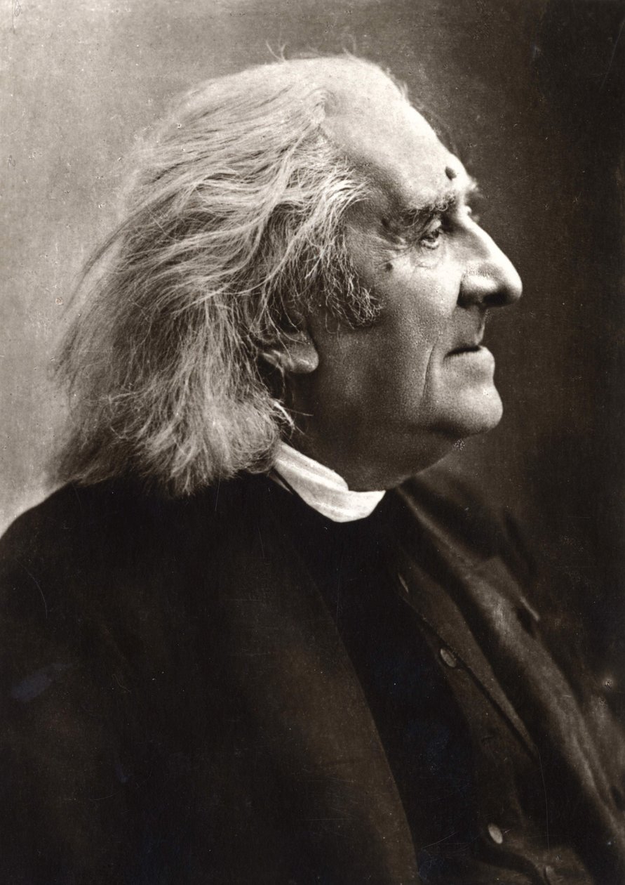Ritratto di Franz Liszt (1811-1886), compositore e pianista ungherese. da Unknown photographer