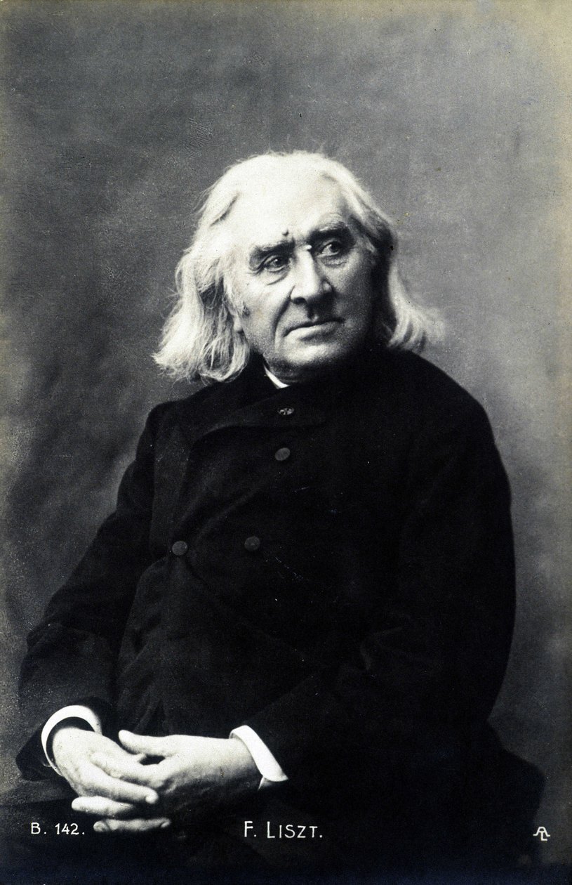 Ritratto di Franz Liszt. da Unknown photographer