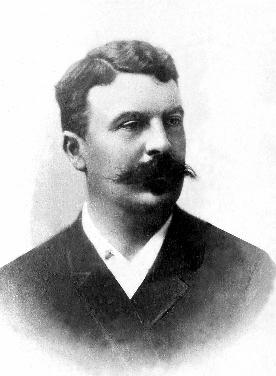 Ritratto di Guy de Maupassant (1850-1893), scrittore francese da Unknown photographer