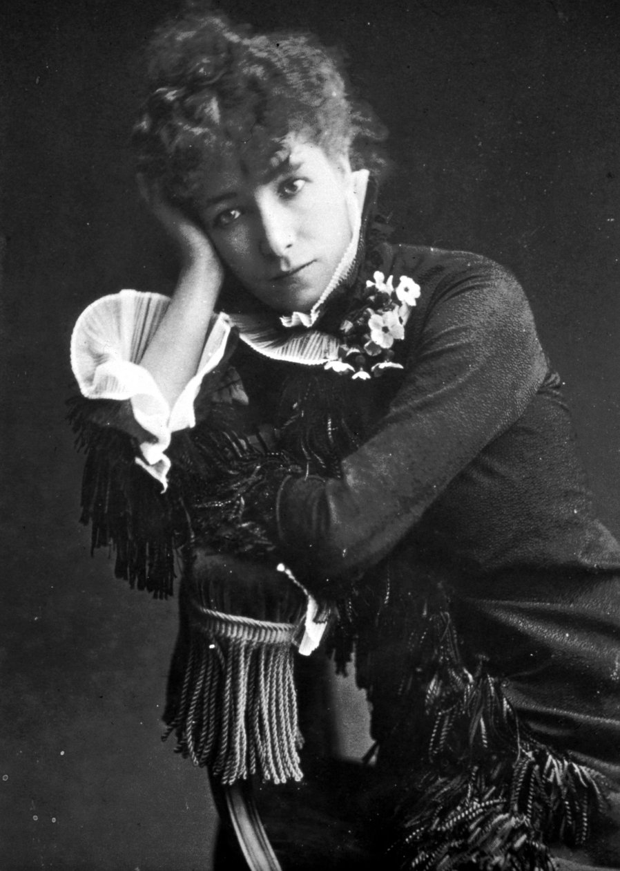 Ritratto di Henriette Rosine Bernard detta Sarah Bernhardt (1844-1923) da Unknown photographer