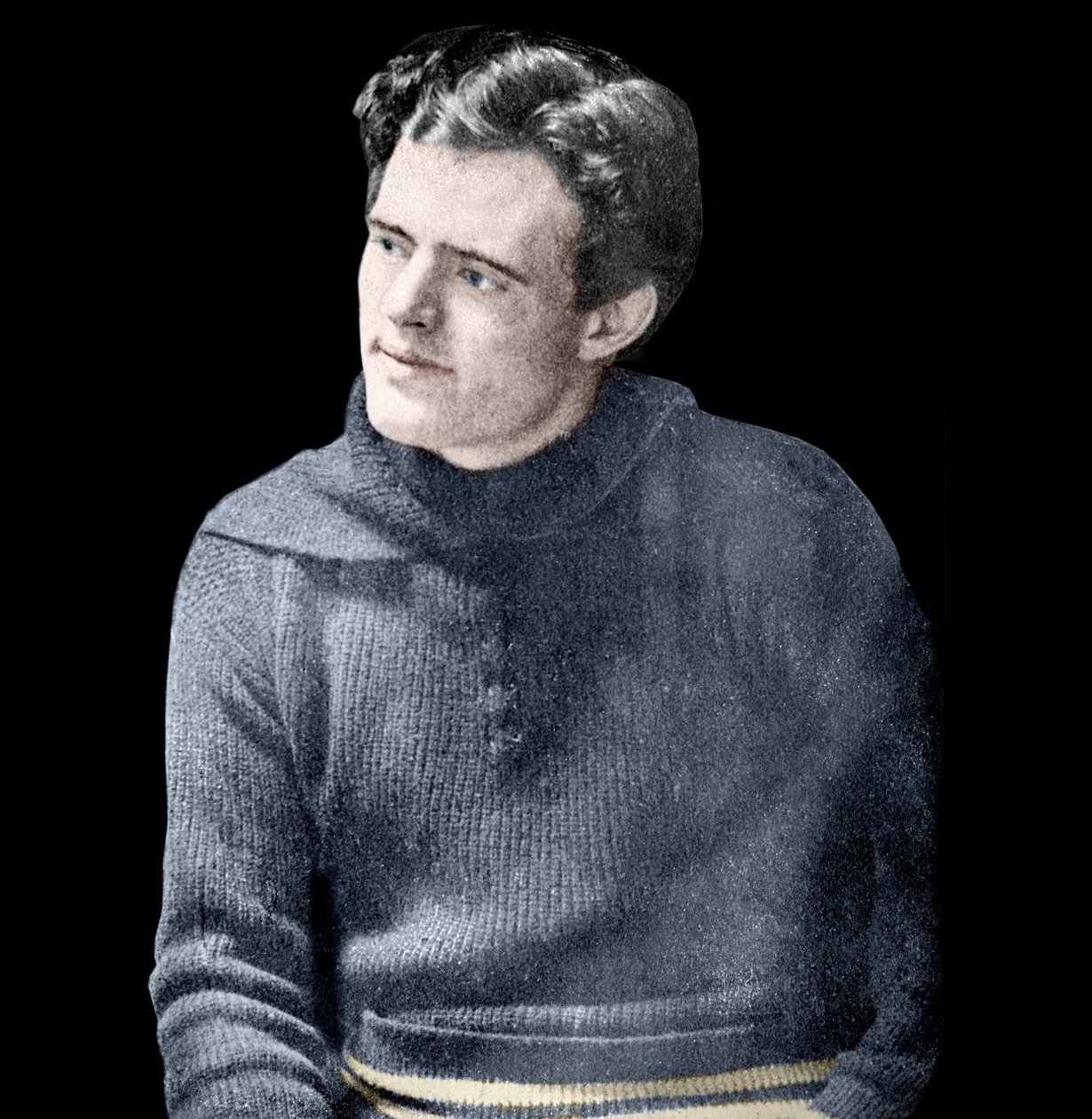Ritratto di Jack London (1876-1916), romanziere americano. da Unknown photographer