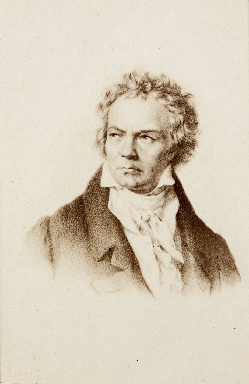 Ritratto di Ludwig van Beethoven da Unknown photographer