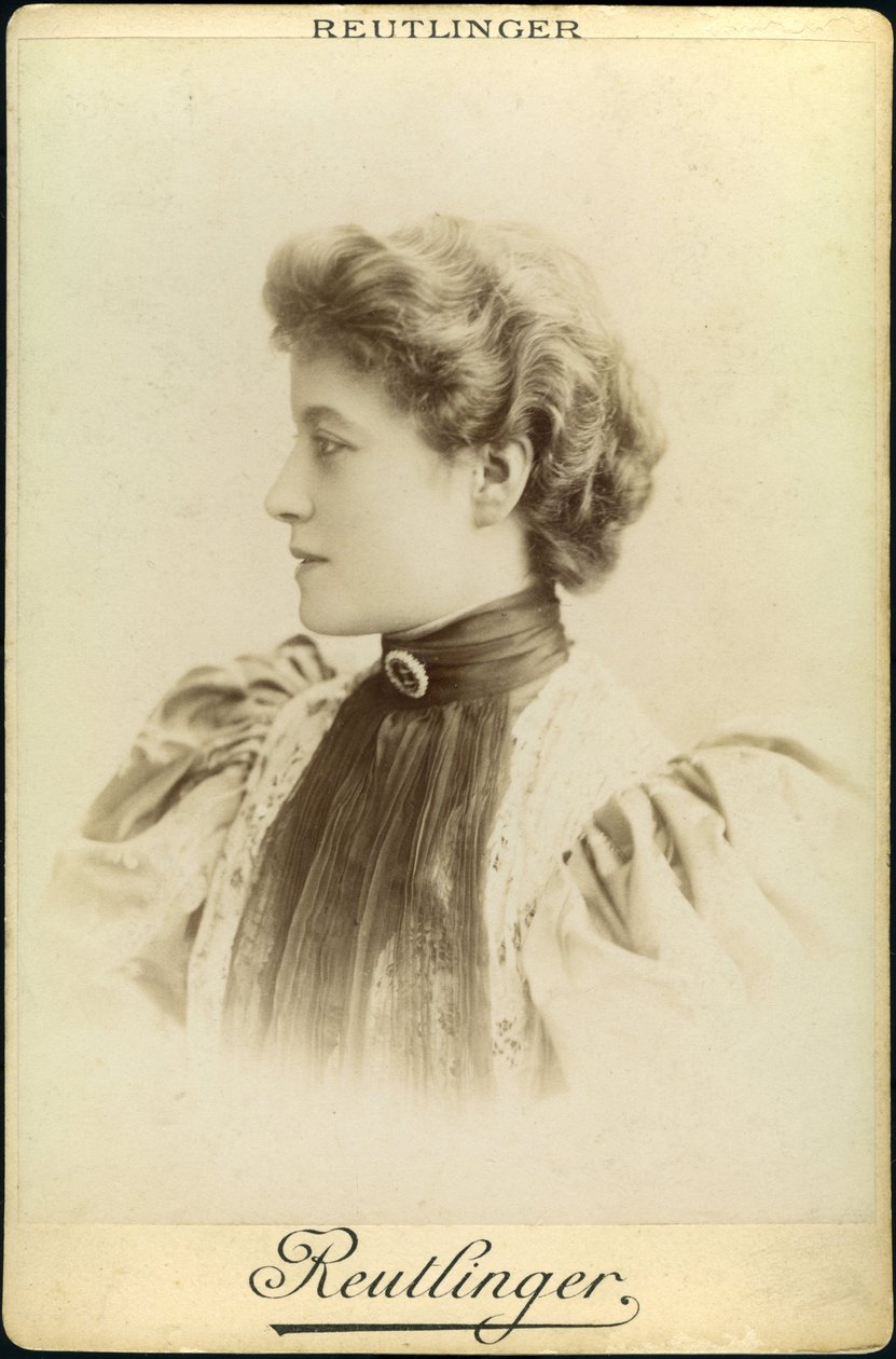 Ritratto della commediante Melle Brandes (Marthe Brandes da Unknown photographer