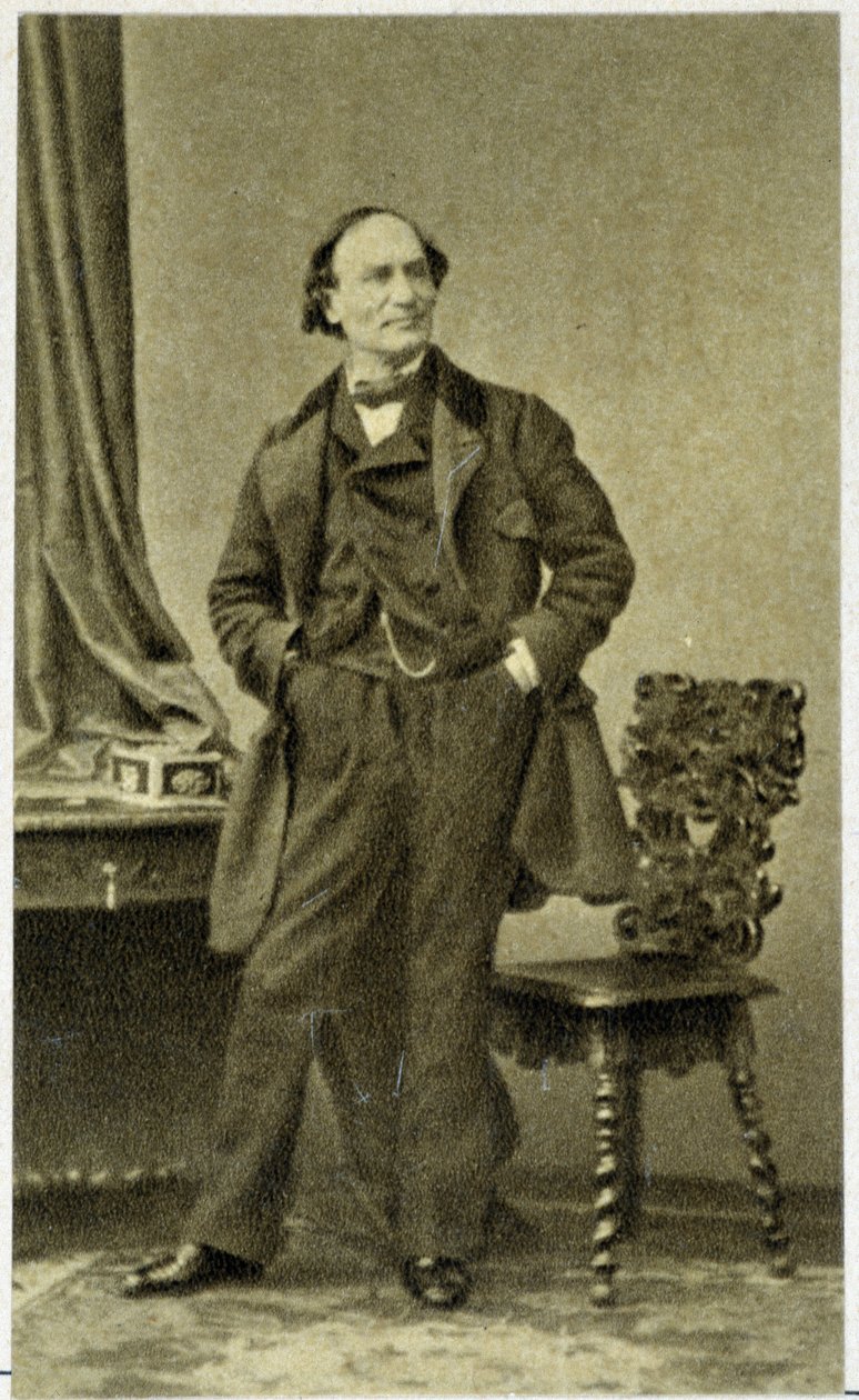 Ritratto di Robert Houdin nel 1855 (mago francese del XIX secolo) da Unknown photographer