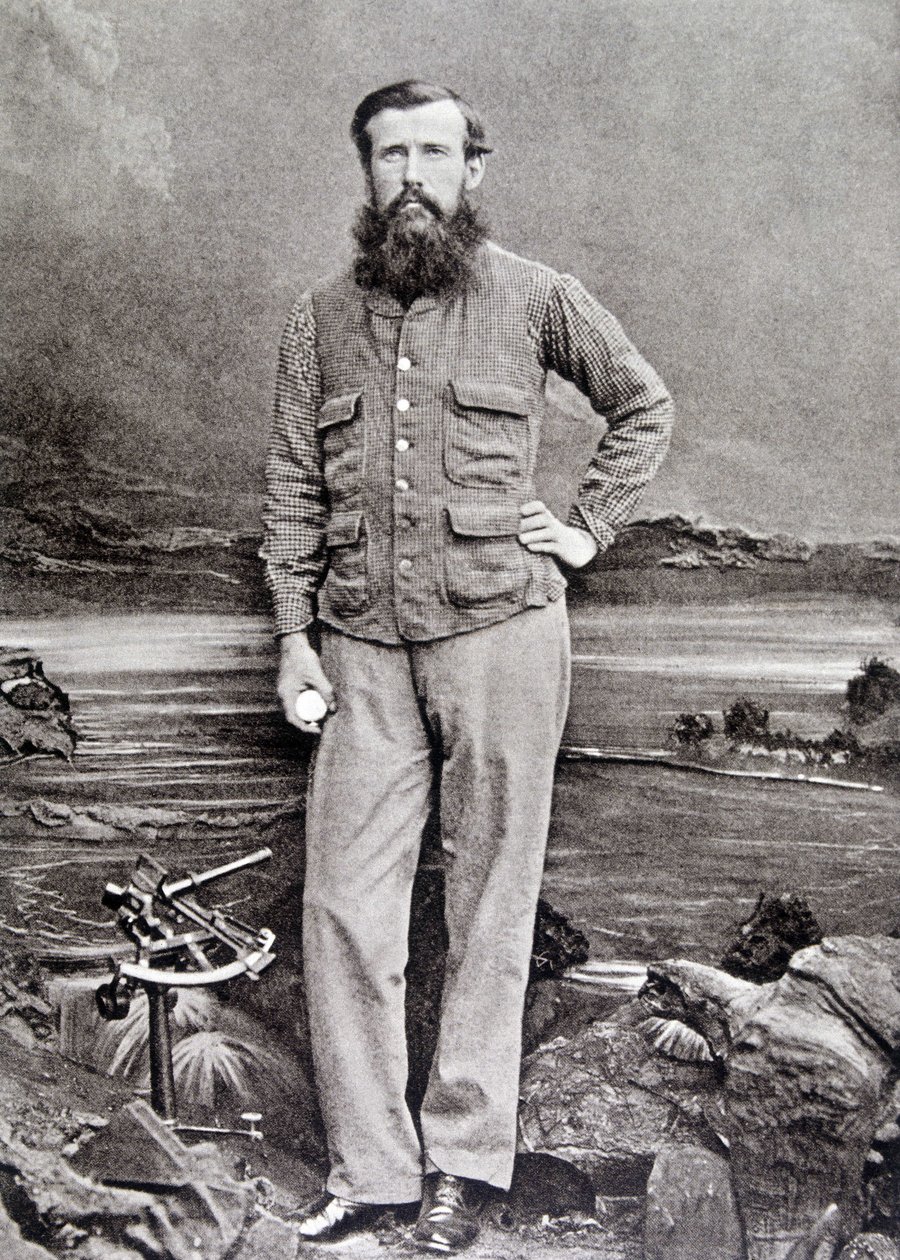 Ritratto di Speke, esploratore britannico (1827 - 1864) da Unknown photographer