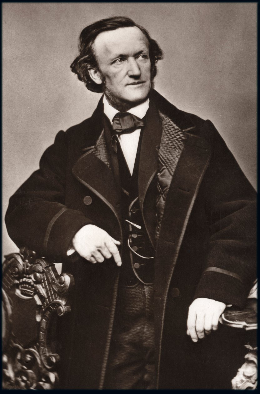 Ritratto del compositore Richard Wagner (1813-1883) da Unknown photographer
