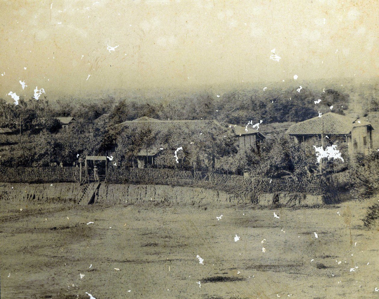 Edificio delle Poste di Saigon c. 1863 da Unknown photographer