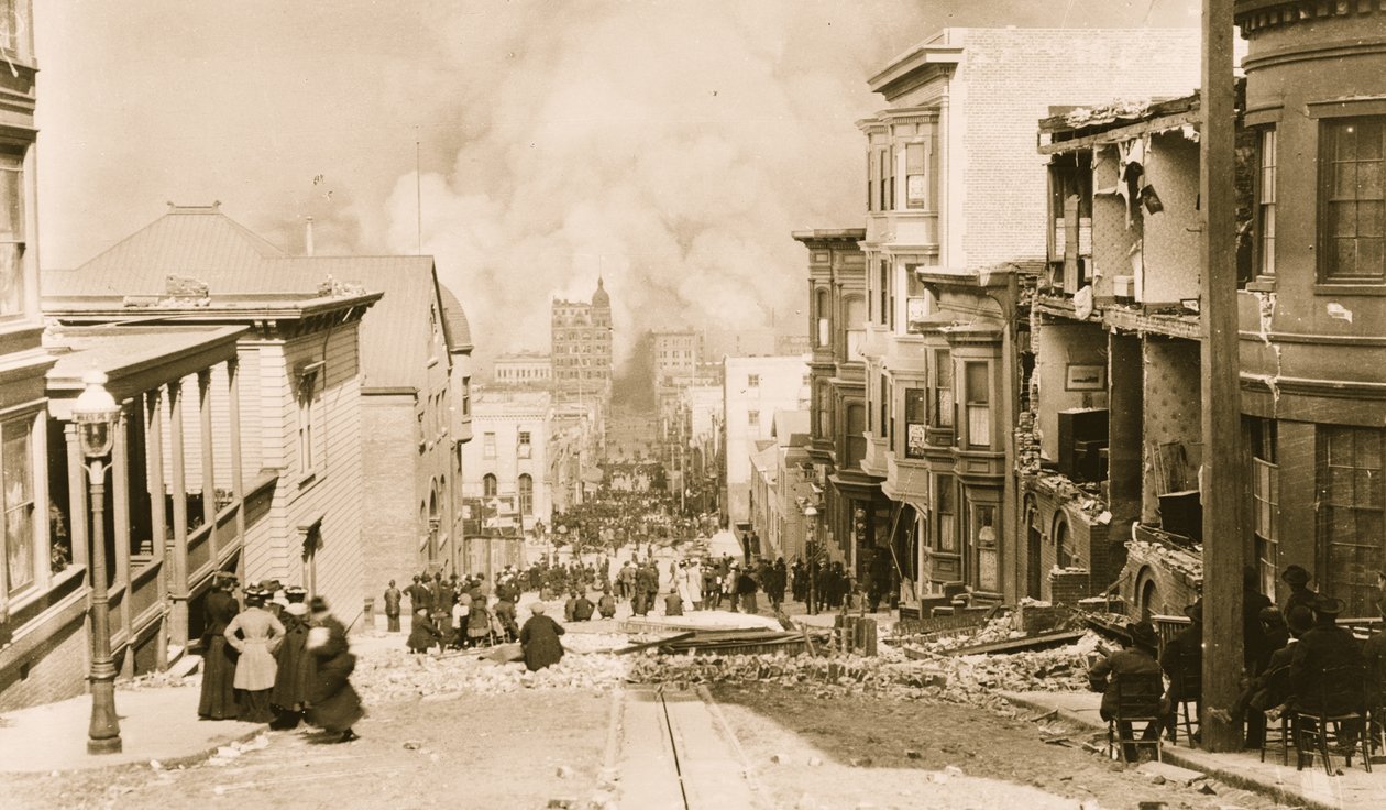 Terremoto e incendio di San Francisco da Unknown photographer