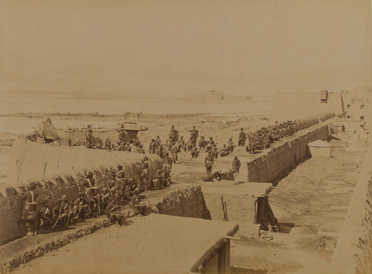 Postazione fortificata, Kabul 1879 da Unknown photographer