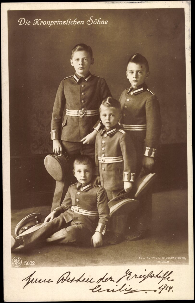 I figli della principessa ereditaria, Prussia, NPG 5032 da Unknown photographer