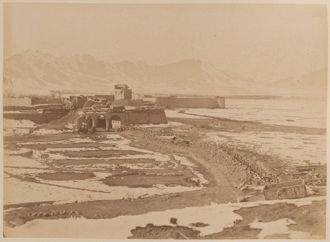 Il Cantonment di Sherpur, circa 1879 da Unknown