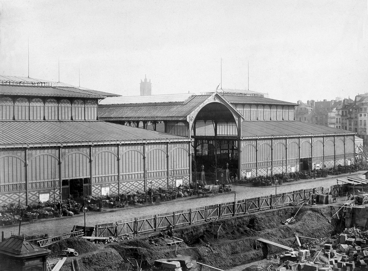 Il mercato centrale di Parigi (padiglioni Balard), fine XIX secolo da Unknown photographer