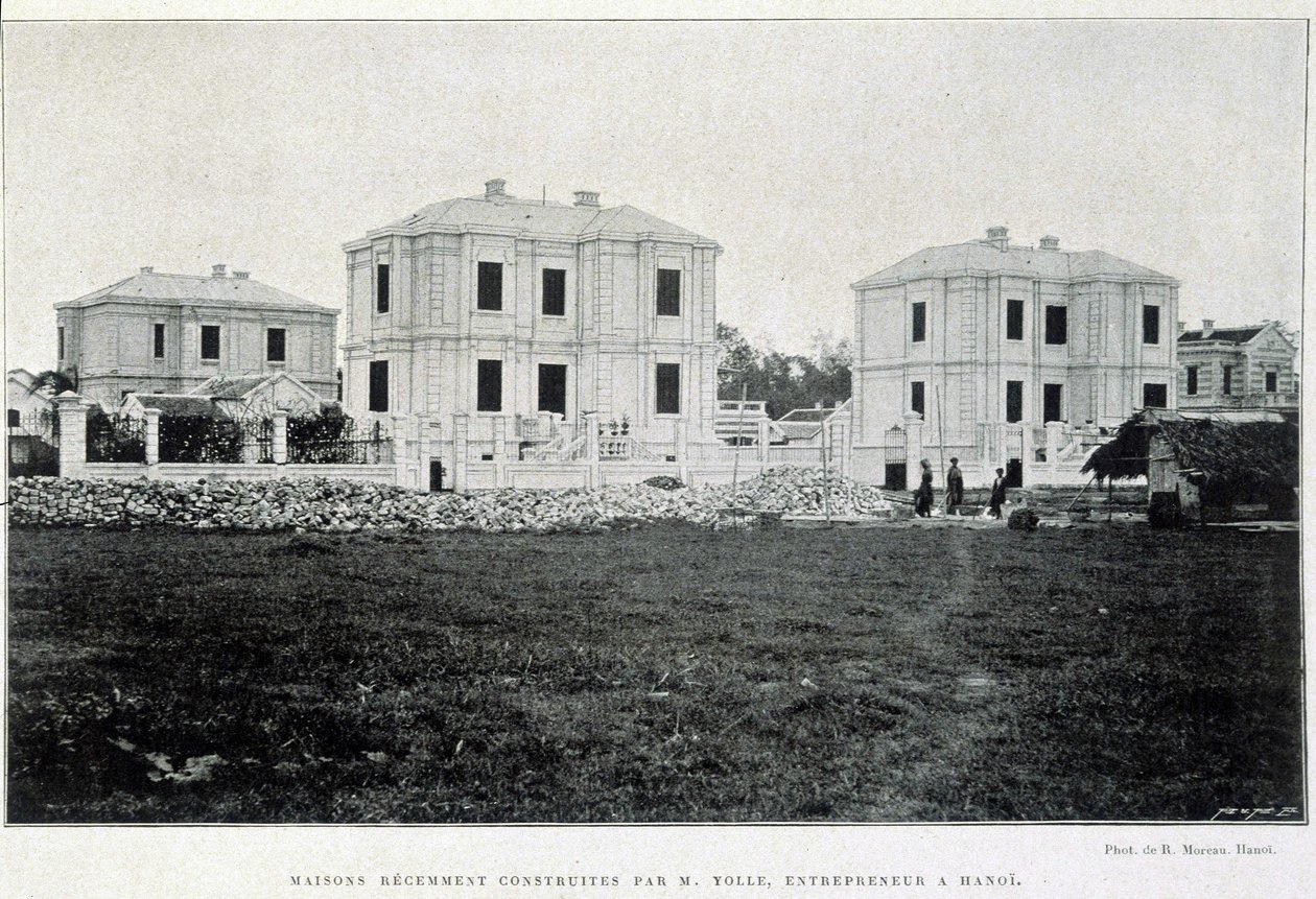 Case di città costruite ad Hanoi dall