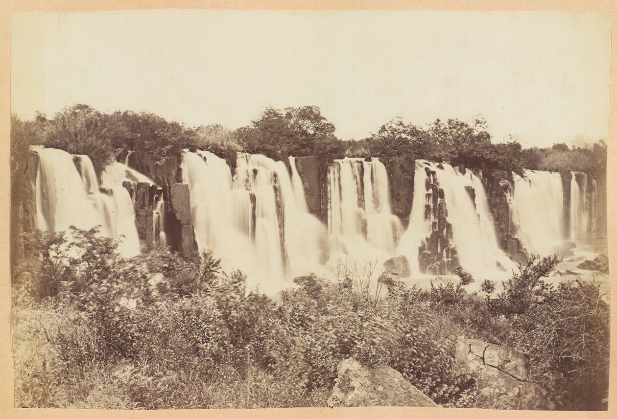 Cascate Umgeni, Provincia di Natal, Sudafrica, c.1882 da Unknown photographer