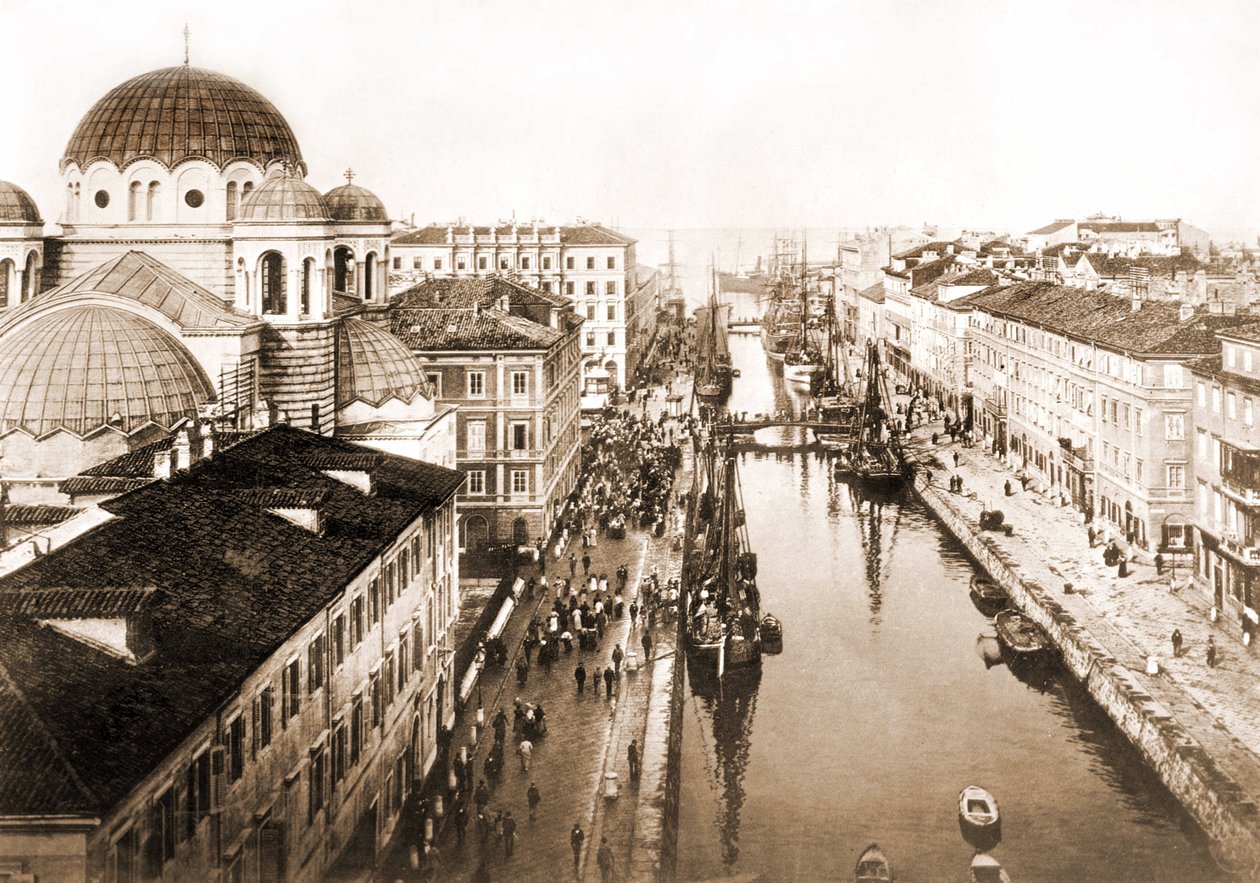 Veduta della città di Trieste alla fine del XIX secolo da Unknown photographer