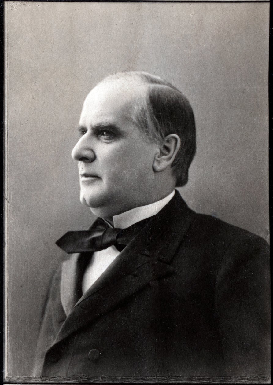Ritratto di William McKinley, 25° Presidente degli Stati Uniti da Unknown photographer