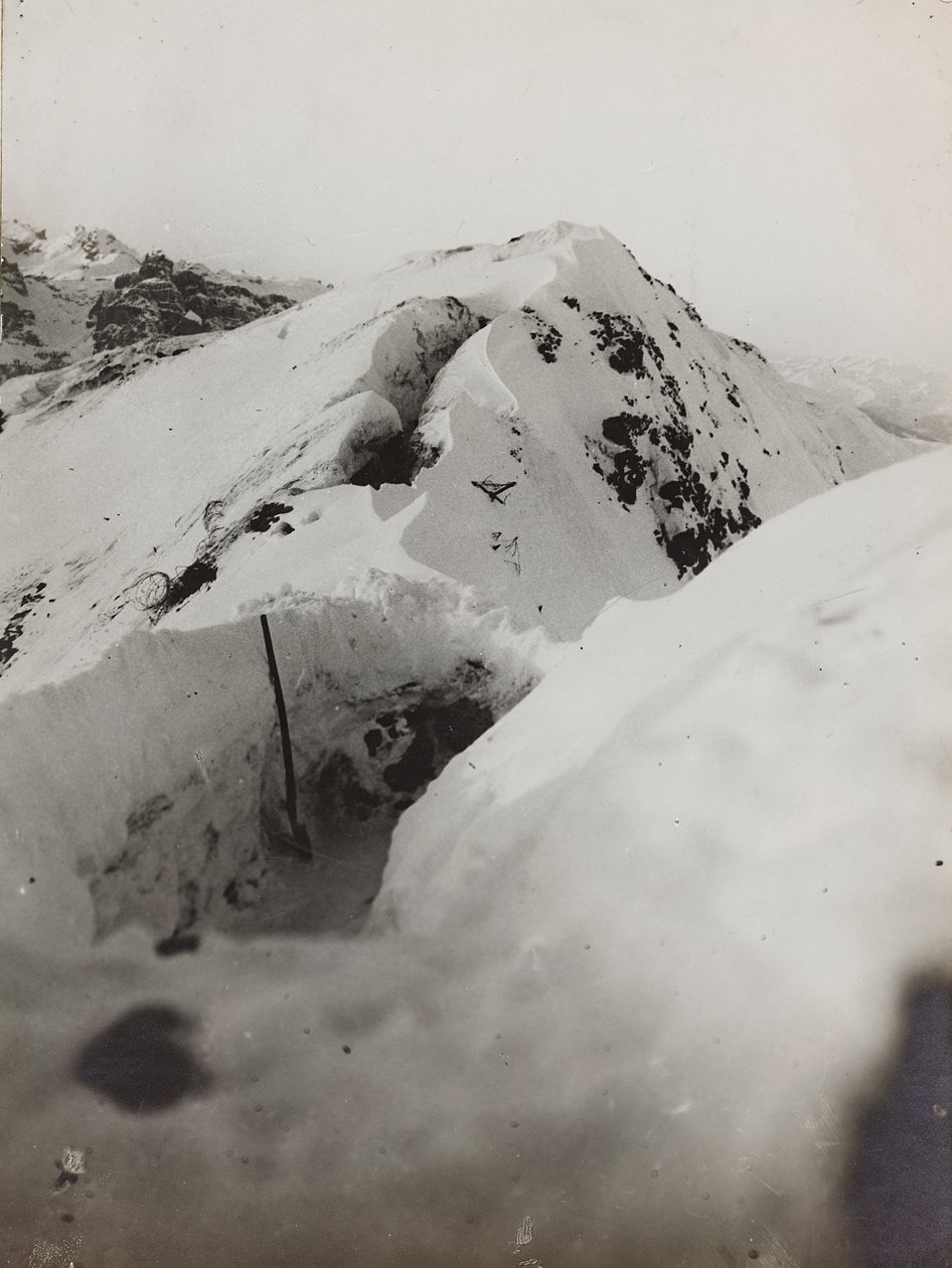 Prima Guerra Mondiale: paesaggio montano da Unknown photographer