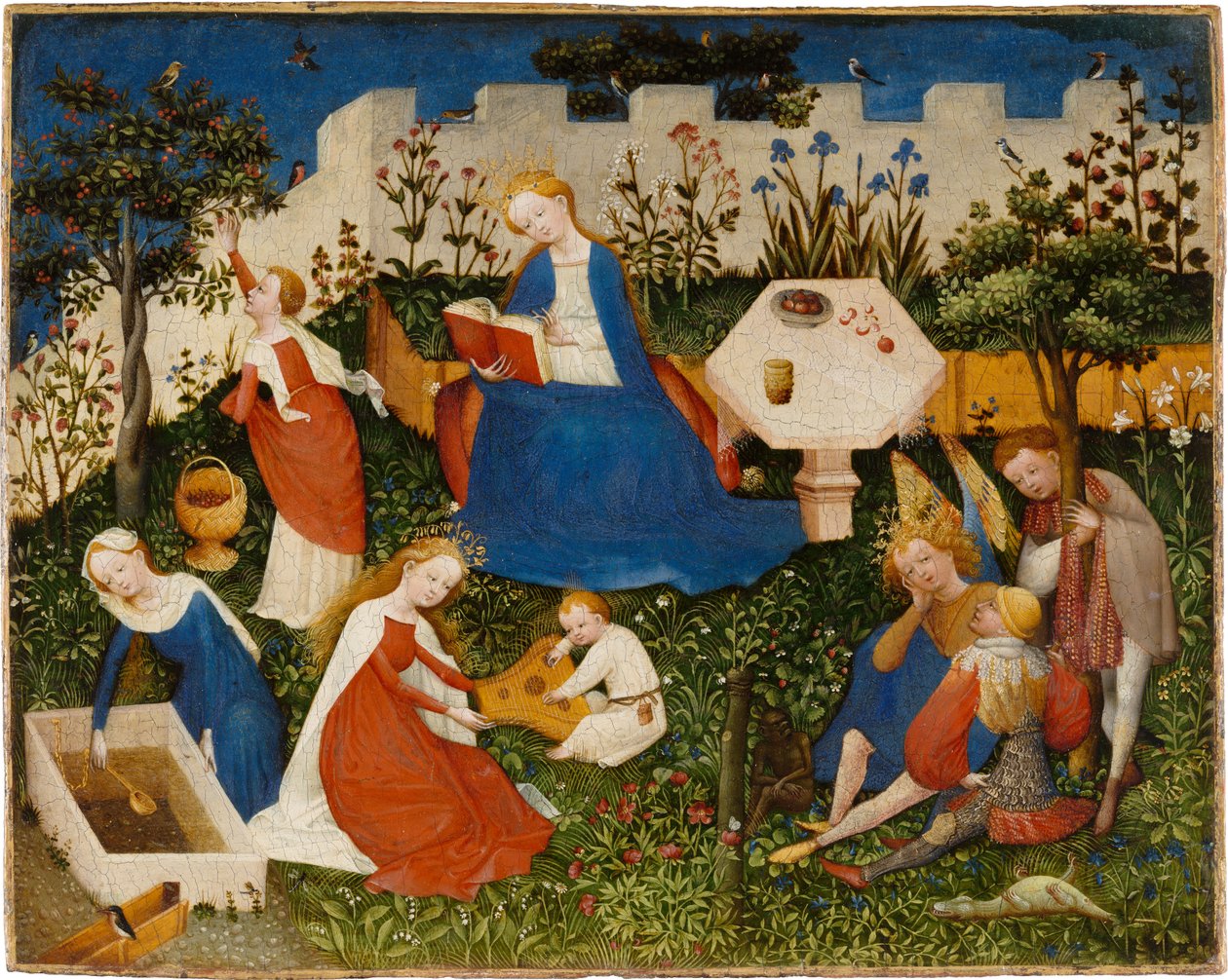 Il piccolo giardino del paradiso da Upper Rheinish Master